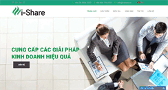 Desktop Screenshot of i-share.vn